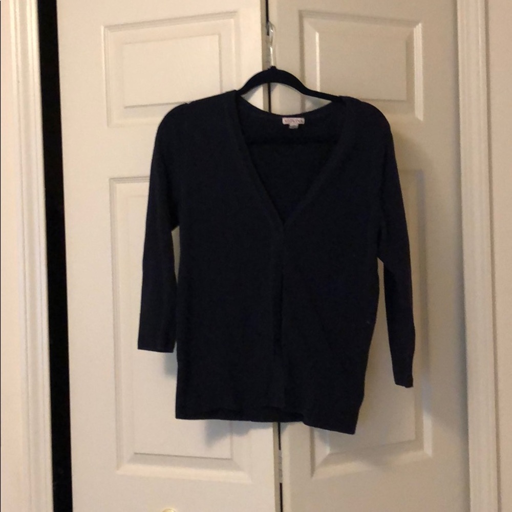 Navy blue cardigan